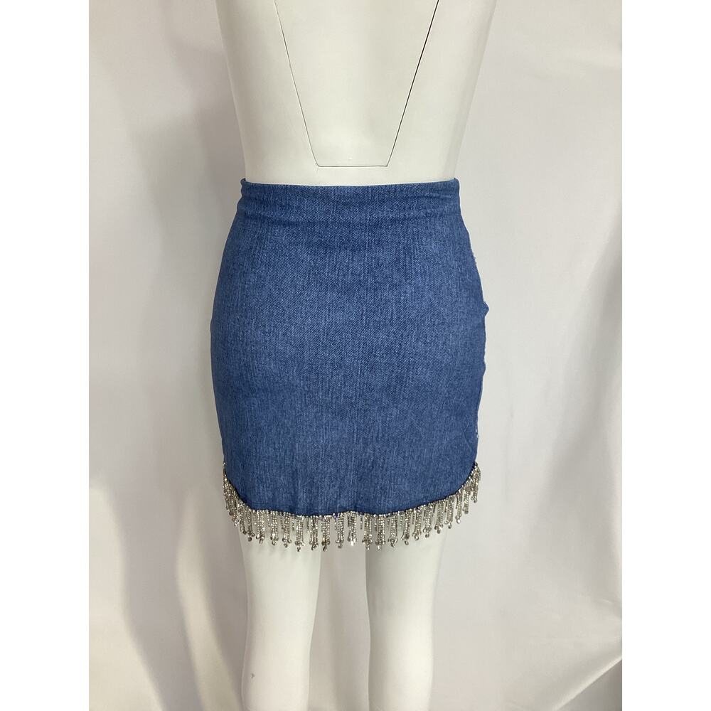 Beach Riot Rhinestone Fringe Skirt - Picture 3 of 4